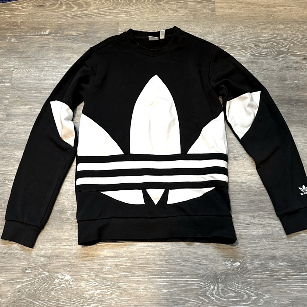 Adidas sweatshirt.